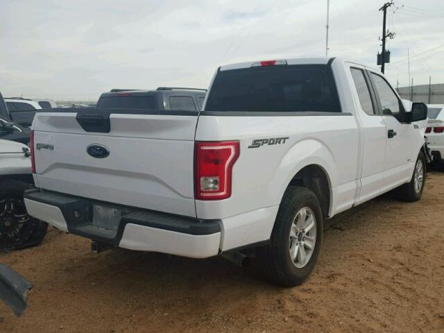 1FTEX1CP3GKD53881 - 2016 FORD F150 SUPER WHITE photo 4