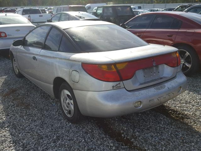 1G8ZP12812Z255843 - 2002 SATURN SC1 SILVER photo 3