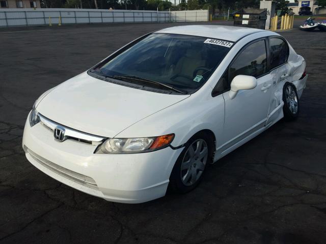 JHMFA16527S009733 - 2007 HONDA CIVIC WHITE photo 2