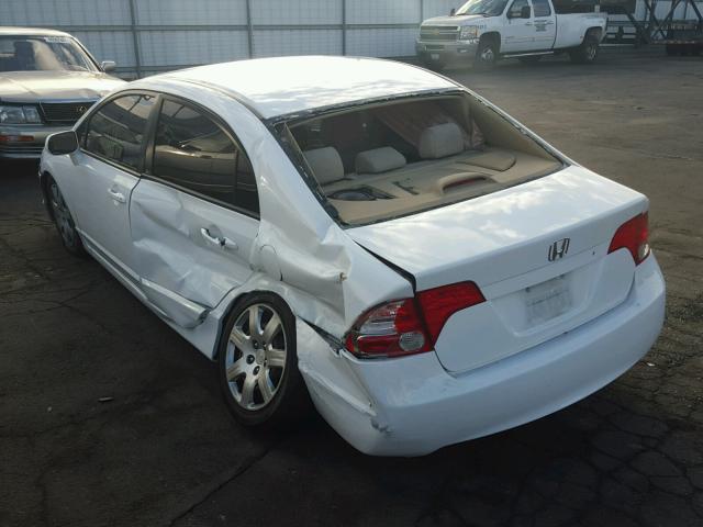 JHMFA16527S009733 - 2007 HONDA CIVIC WHITE photo 3