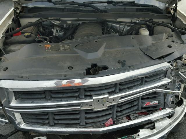 3GCUKREC0EG505008 - 2014 CHEVROLET SILVERADO WHITE photo 7