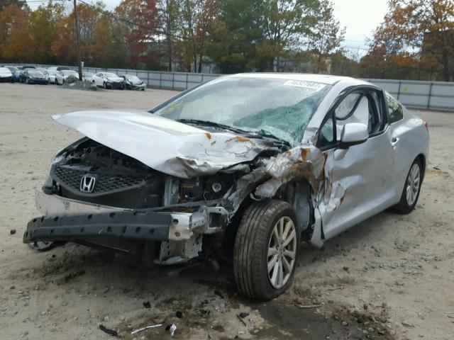 2HGFG3B00CH503114 - 2012 HONDA CIVIC EXL SILVER photo 2