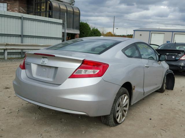 2HGFG3B00CH503114 - 2012 HONDA CIVIC EXL SILVER photo 4