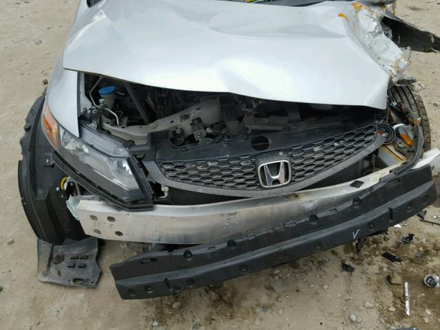 2HGFG3B00CH503114 - 2012 HONDA CIVIC EXL SILVER photo 7