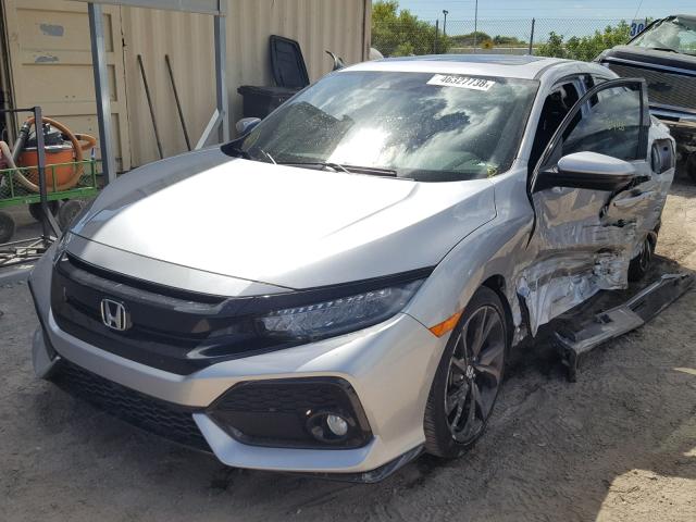SHHFK7H92HU224897 - 2017 HONDA CIVIC SPOR SILVER photo 2