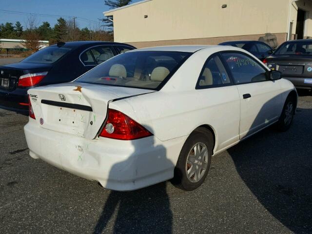 1HGEM221X4L078982 - 2004 HONDA CIVIC WHITE photo 4