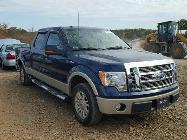 1FTPW12V39FA49327 - 2009 FORD F150 BLUE photo 1