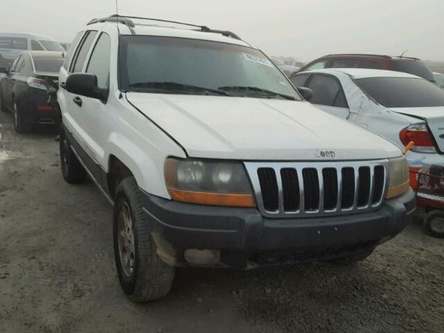 1J4GX48S31C665475 - 2001 JEEP GRAND CHER WHITE photo 1