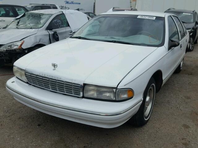 1G1BL52WXSR191822 - 1995 CHEVROLET CAPRICE CL WHITE photo 2