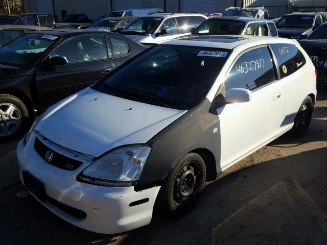 SHHEP33522U307666 - 2002 HONDA CIVIC WHITE photo 2