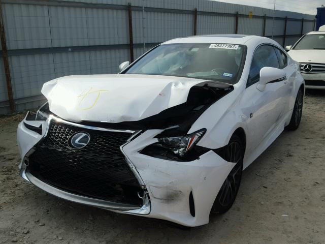 JTHHE5BC2F5003517 - 2015 LEXUS RC 350 WHITE photo 2