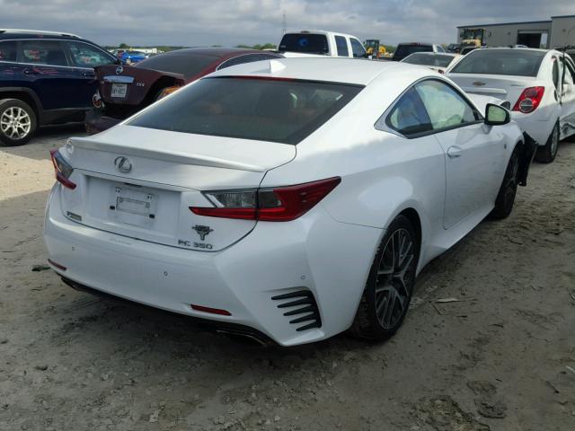 JTHHE5BC2F5003517 - 2015 LEXUS RC 350 WHITE photo 4