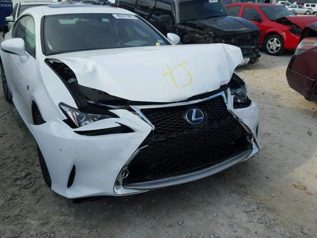 JTHHE5BC2F5003517 - 2015 LEXUS RC 350 WHITE photo 9