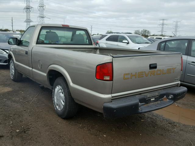 1GCCS1443WK249271 - 1998 CHEVROLET S TRUCK S1 TAN photo 3