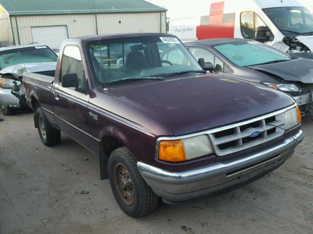 1FTCR10A9PPA17575 - 1993 FORD RANGER BLACK photo 1