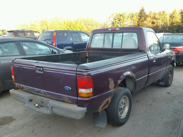 1FTCR10A9PPA17575 - 1993 FORD RANGER BLACK photo 4