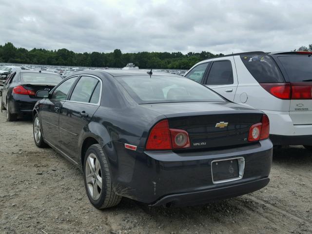 1G1ZH57B49F235251 - 2009 CHEVROLET MALIBU 1LT შავი ფოტო 3