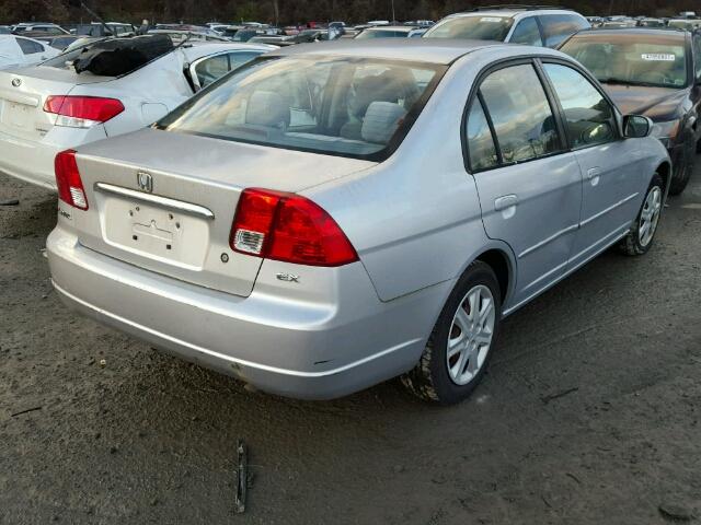 2HGES26723H511422 - 2003 HONDA CIVIC EX GRAY photo 4