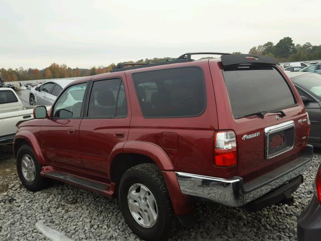 JT3HN86R029071680 - 2002 TOYOTA 4RUNNER SR BURGUNDY photo 3