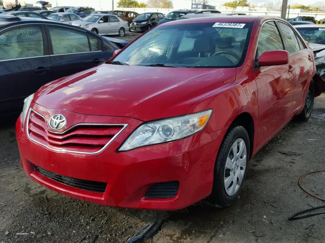 4T4BF3EK3BR177254 - 2011 TOYOTA CAMRY BASE RED photo 2