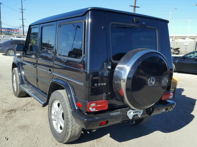 WDCYC3HF1FX231052 - 2015 MERCEDES-BENZ G 550 BLACK photo 3