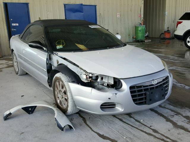 1C3EL75R74N360358 - 2004 CHRYSLER SEBRING GT GRAY photo 1