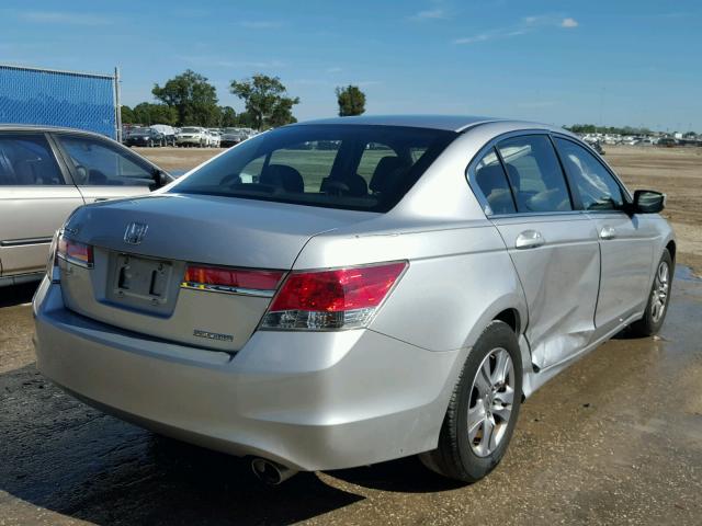 1HGCP2F69CA058818 - 2012 HONDA ACCORD SE SILVER photo 4