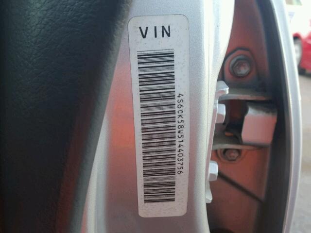 4S6CK58W514403756 - 2001 HONDA PASSPORT E 银色 照片 10