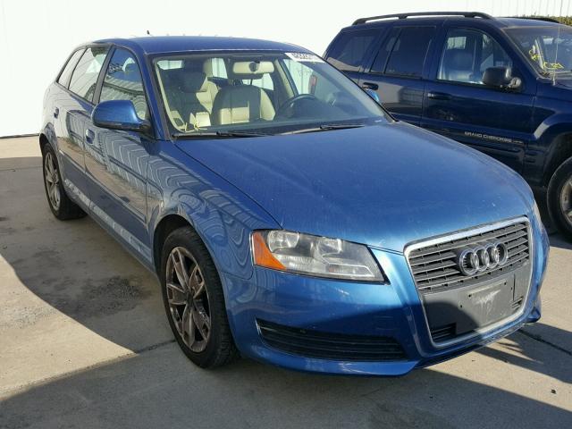 WAUHF98P69A089942 - 2009 AUDI A3 2.0T BLUE photo 1