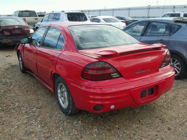 1G2NF52F92C220696 - 2002 PONTIAC GRAND AM S წითელი ფოტო 3