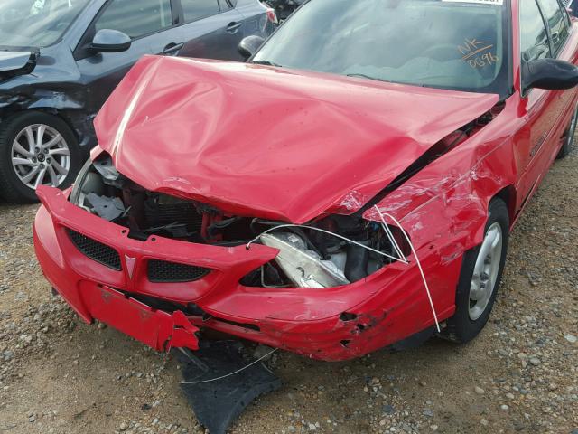1G2NF52F92C220696 - 2002 PONTIAC GRAND AM S წითელი ფოტო 9