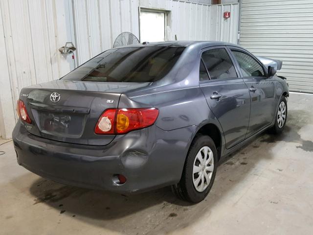 2T1BU4EE8AC520950 - 2010 TOYOTA COROLLA BA GRAY photo 4