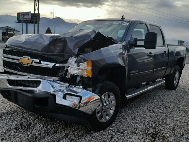 1GC4K0C88BF201027 - 2011 CHEVROLET SILVERADO GRAY photo 2