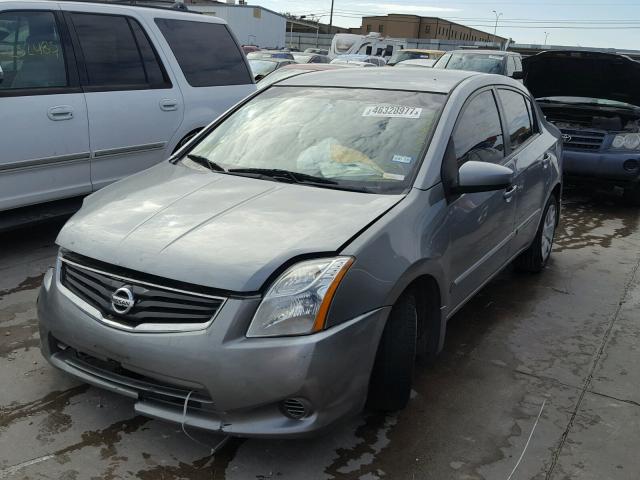 3N1AB6AP0CL697676 - 2012 NISSAN SENTRA 2.0 GRAY photo 2