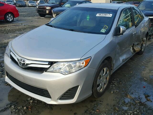 4T4BF1FK7DR294003 - 2013 TOYOTA CAMRY L SILVER photo 2