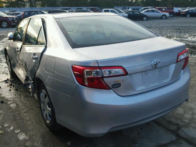 4T4BF1FK7DR294003 - 2013 TOYOTA CAMRY L 银色 照片 3