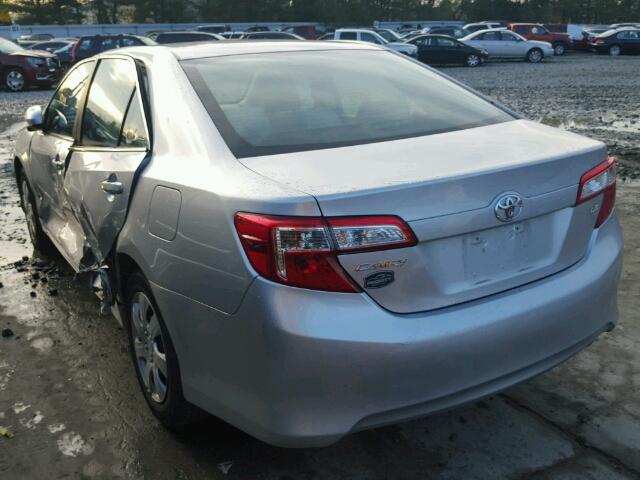 4T4BF1FK7DR294003 - 2013 TOYOTA CAMRY L SILVER photo 3