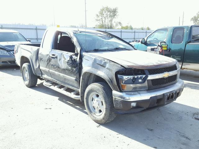 1GCDT19E188125275 - 2008 CHEVROLET COLORADO BLACK photo 1