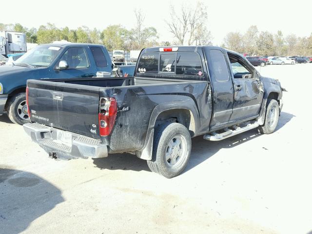 1GCDT19E188125275 - 2008 CHEVROLET COLORADO BLACK photo 4