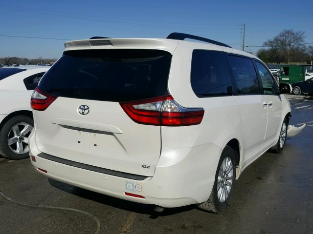 5TDYK3DC0GS702006 - 2016 TOYOTA SIENNA WHITE photo 4