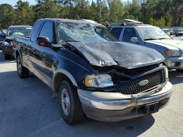 1FTRX17LX2NB84426 - 2002 FORD F150 BLACK photo 1