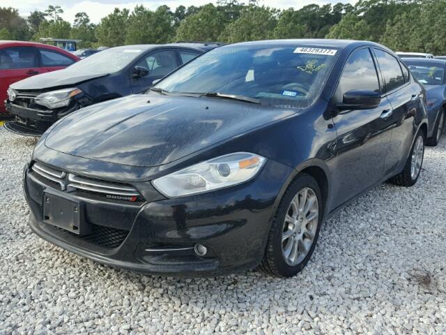 1C3CDFCB2ED702715 - 2014 DODGE DART LIMIT BLACK photo 2