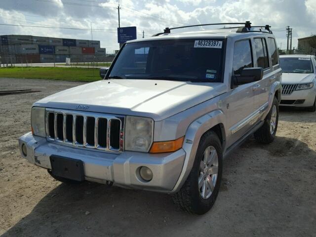 1J8HG58296C215443 - 2006 JEEP COMMANDER SILVER photo 2
