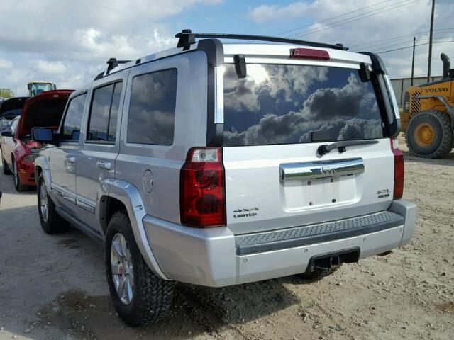 1J8HG58296C215443 - 2006 JEEP COMMANDER SILVER photo 3