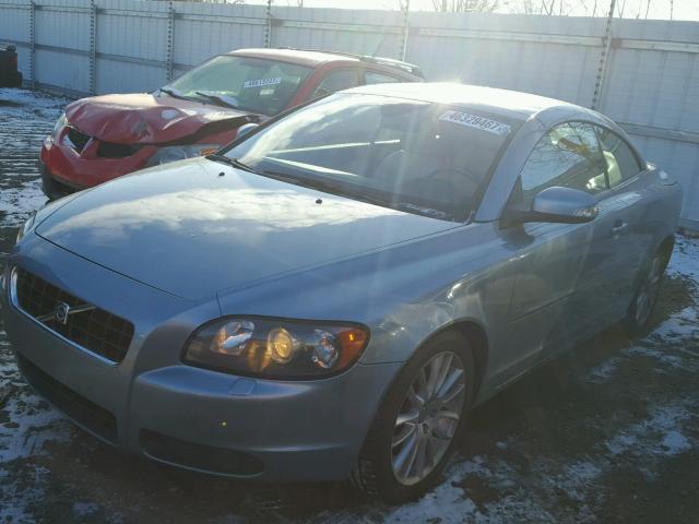 YV1MC67208J041117 - 2008 VOLVO C70 T5 BLUE photo 2