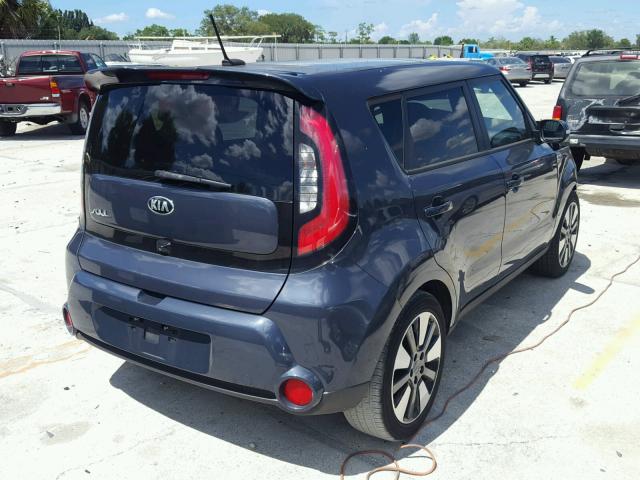 KNDJX3A51E7028206 - 2014 KIA SOUL ! CHARCOAL photo 4