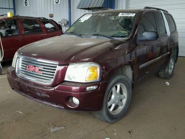 1GKDS13S272135997 - 2007 GMC ENVOY BURGUNDY photo 2