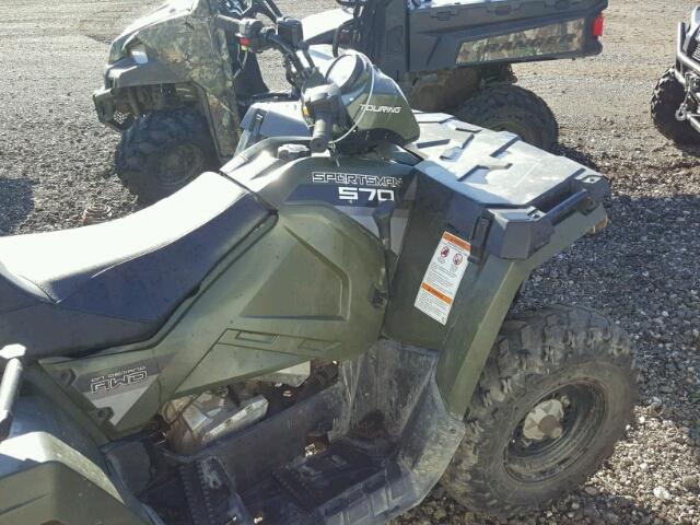 4XASDA574FA650548 - 2015 POLARIS SPORTSMAN 绿色 照片 5