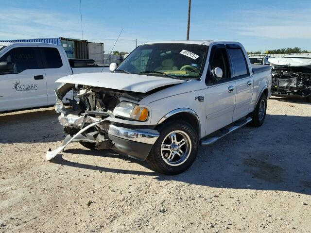 1FTRW07612KD61762 - 2002 FORD F150 SUPER WHITE photo 2