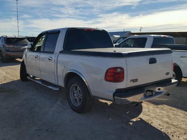 1FTRW07612KD61762 - 2002 FORD F150 SUPER WHITE photo 3